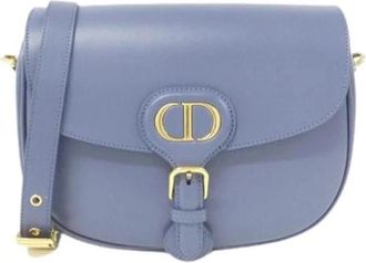 Dior Pre-owned Vintage Shoulder Bag - Dames - Vintage Schoudertas - Blauw - ONE Size - Leer - Vintage