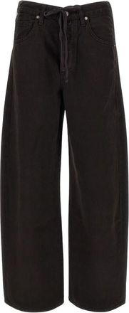Citizens Of Humanity Brynn Drawstring Trouser - Dames - Loose Fit Jeans - Zwart - W27 - Katoen - Jeans