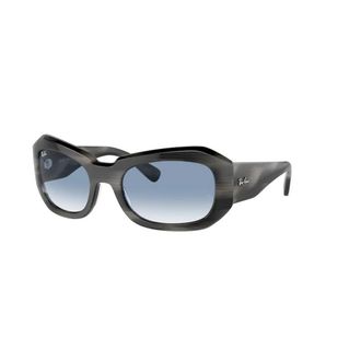 Ray-Ban Authentieke Beate Bril met Topkwaliteit - unisex - Zonnebrillen - Grijs - 56 MM - Accessoires