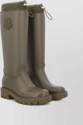 Moncler vinyl high boots