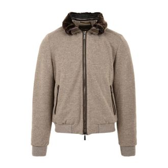 Moorer Coats - Heren - Bomber jackets - Beige - L - Jassen