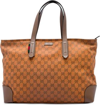 Gucci Pre-owned Gucci GG Canvas Web Tote Ladies 8W9E42WSF5SEJS81