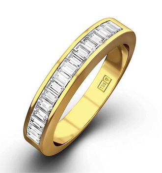 The Diamond Store GRACE 18K Gold Diamond ETERNITY RING 0.50CT G/VS