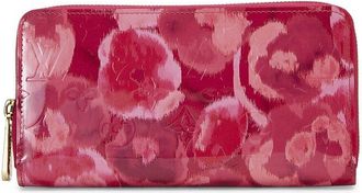Louis Vuitton Pink Monogram Vernis Ikat Zippy Continental Wallet (Authentic Pre-Loved)