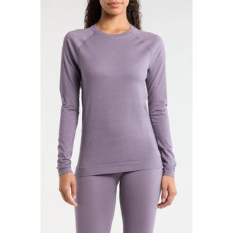 Smartwool Intraknit All Season Merino Wool Blend Long Sleeve Top in Purple Storm at Nordstrom, Size X-Small