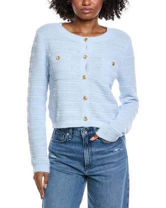 Shelli Segal Boucle Sweater Cardigan