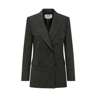 Msgm Msgm, Donna, Giacche, Nero, L, new