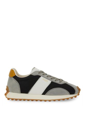 Tod's Grey Color Block Sneakers