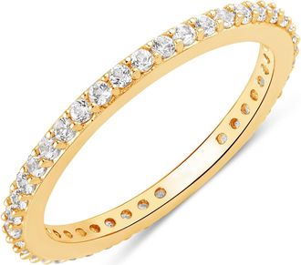 Rafaela Donata Womens Khushi Female Sterling Silver Ring - Gold - Size M