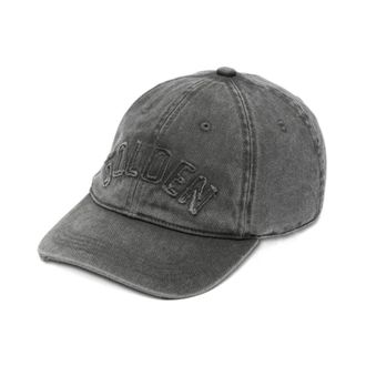 Golden Goose Journey Baseball Cap - Heren - Petten - Grijs - ONE Size - Katoen - Accessoires