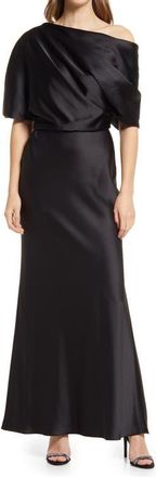Amsale The Slouch Dress in Black at Nordstrom, Size 2