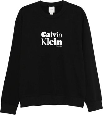 Calvin Klein Logo-print Crew Neck Sweatshirt