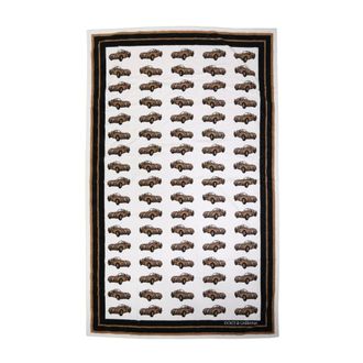 Dolce & Gabbana Home, Dames, Veelkleurig, ONE Size, Katoen, Graphic Print Katoenen Strandlaken
