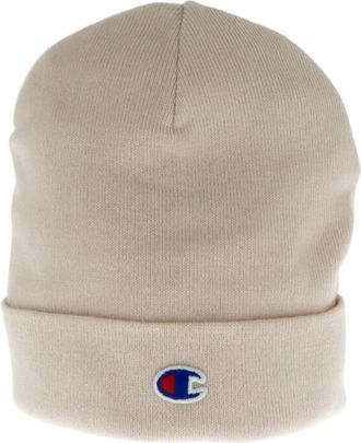 Champion Klassieke Manchetmuts in Havermeel - Dames - Hoeden - Wit - ONE Size - Polyester - Accessoires