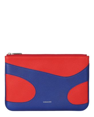 Ferragamo Cutout Leather Pouch