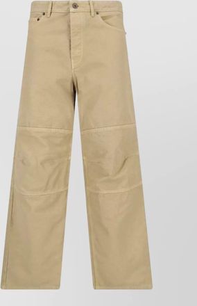 Burberry cotton wide-leg trousers