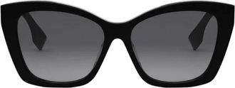 Fendi Grey Gradient Butterfly Ladies Sunglasses FE40151F 01B 57