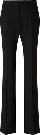 Tom Ford Pantaloni a gamba ampia con pieghe - Nero