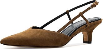 Vince Levvy Slingback Shoes Womens Shoes Elmwood : 7.5 M, Leather