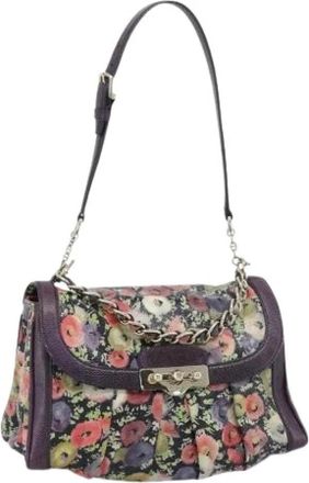 Bally Pre-owned Hand Bag - Dames - Vintage Handtas - Veelkleurig - ONE Size - Leer - Vintage