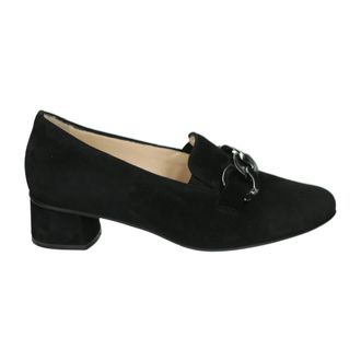 Hassia Zwarte Su&egrave;de Pumps - Dames - Pumps - Zwart - 37 1/2 EU - Su&egrave;de - Schoenen