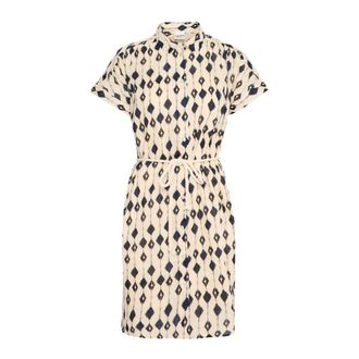 Ichi Total Eclipse Ikat Aop Shirt Dress - female - ICHI - Shirt Dresses - Multicolor - XS - Dresses