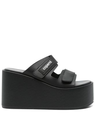 Coperni Womens Patch Wedge Sandals