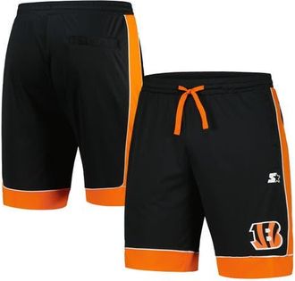 Starter Mens Starter Black/Orange Cincinnati Bengals Fan Favorite Fashion Shorts at Nordstrom, Size Xx-Large