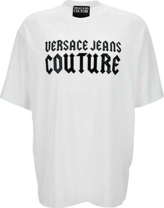 Versace Jeans Couture T-shirts en Polos - Heren - T-shirts - Wit - S - Tops