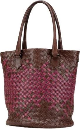Bottega Veneta Pre-owned Bucket Bag - Dames - Vintage Shopper - Bruin - ONE Size - Leer - Vintage
