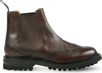 Churchs Schoenen, Heren, Bruin, 41 1/2 EU, Leer, Leren Chelsea Brogue Laarzen