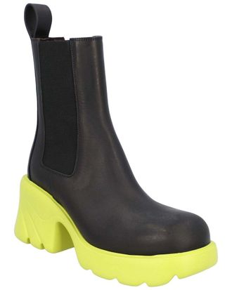 Bottega Veneta Womens Leather Flash Bootie (Authentic Pre-Loved)