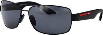 Prada Mens Sunglasses 0ps 50zs Black Metal