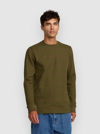 Rvca Day Shift Thermal Stripe Longsleeve braun