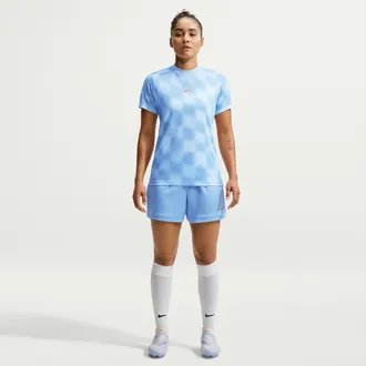 Nike Womens United Academy Dri-FIT Soccer Shorts in Blue | IO9380-441