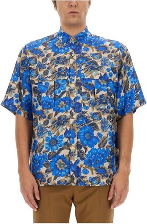 Moschino Shirts Multi Colour - Heren - Korte mouwen Overhemden - Veelkleurig - L - Overhemden
