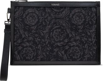 Versace Clutch Barocco jaquard - Nero