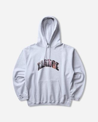 XLARGE Men s Scream Logo Hoodie Ash