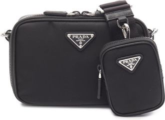 Prada Pre-owned Prada Medium Saffiano Trimmed Re Nylon Brique Satchel Ladies CPLGQUGYIIO5TSJ9