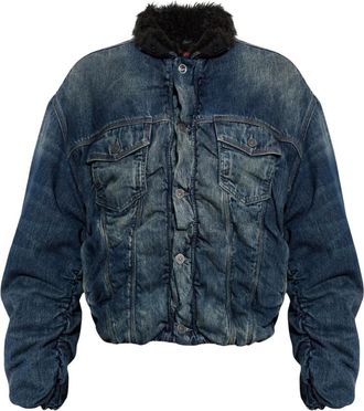 Diesel Mujer, Chaquetas, Azul, Talla: XL