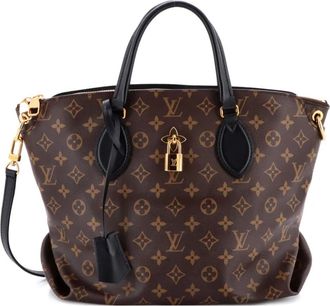 Louis Vuitton Flower Zipped Tote Monogram Canvas MM shoulder bag - Bruin