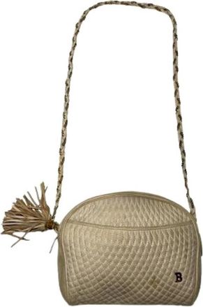 Bally Pre-owned Vintage Handbag - Dames - Vintage Schoudertas - Beige - ONE Size - Leer - Vintage