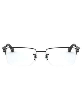 Ray-Ban rectangle-frame glasses - unisex - Metal - 53 - White
