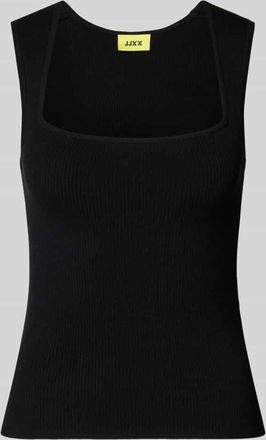 Jack & Jones Top aus Viskose-Mix mit Karree-Ausschnitt Modell POSIE in Black, Gr&ouml;&szlig;e XL