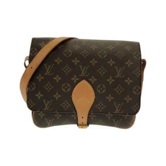 Louis Vuitton Pre-owned Cross Body Bags, male, Brown, Size: ONE SIZE Pre-owned Monogram Cartouchiere Shoulder Bag