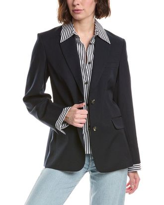 Rag & Bone Rag & Bone Frank Poplin Wool Blazer