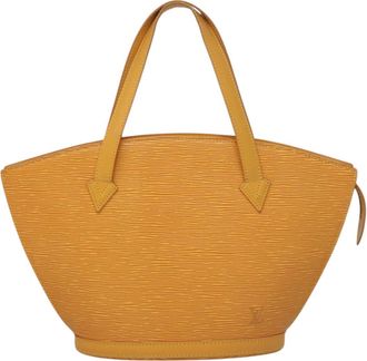 Louis Vuitton Saint Jacques Yellow Leather Tote Bag (Pre-Owned)