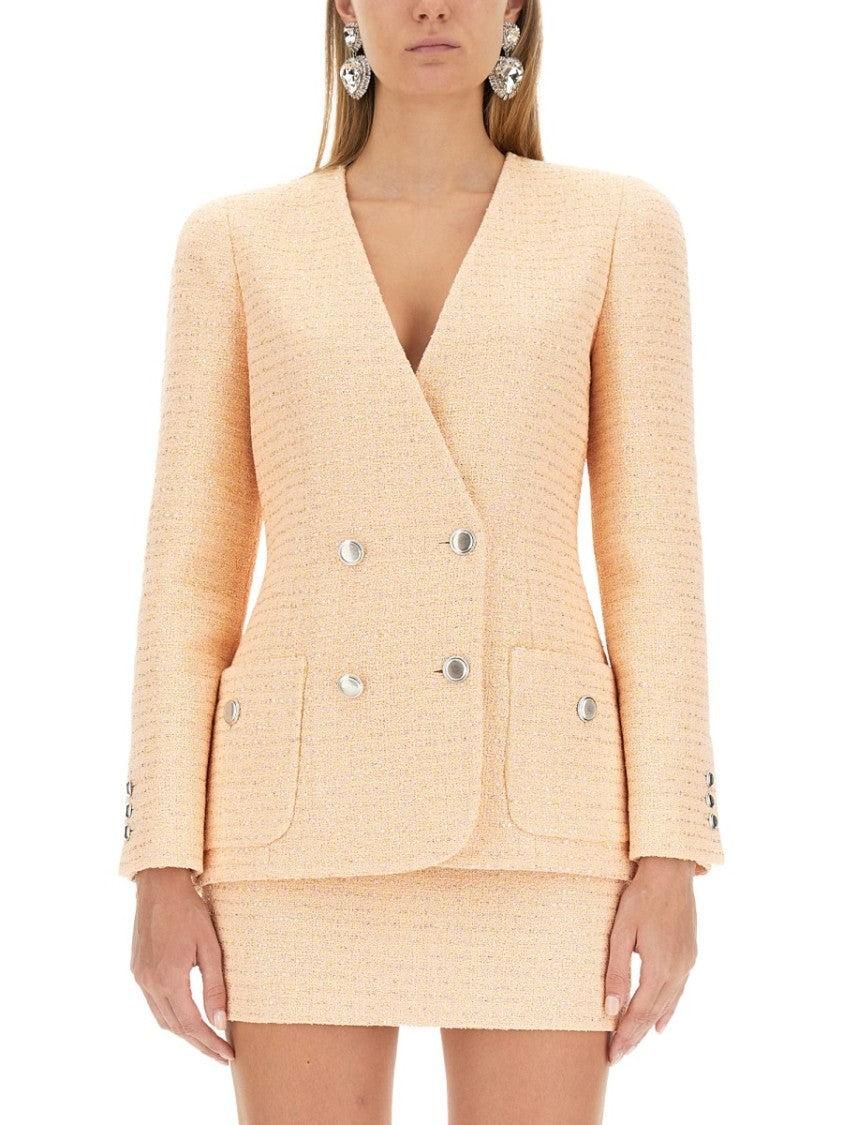Alessandra Rich Light Jackets, female, Pink, Size: 2XS Light