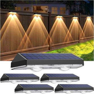 OEM Juego De 4 Luces Solares Para Exteriores Y Jard&iacute;n, Luces Solares De Pared Impermeables Para Decoraci&oacute;n De Jard&iacute;n, Luces Led Para Jard&iacute;n Y Patio