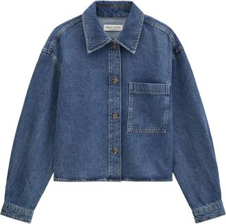 Marc O'Polo Denim met een twist - Dames - Spijkeroverhemden - Blauw - M - Denim - Overhemden